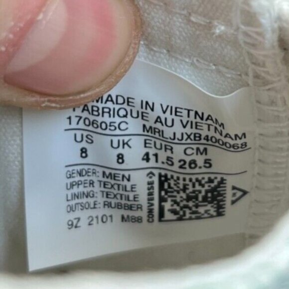 Converse UNT1TL3D High Hi-Vis Mens Size 8 White Orange Athletic Shoes Sneakers - Picture 9 of 10